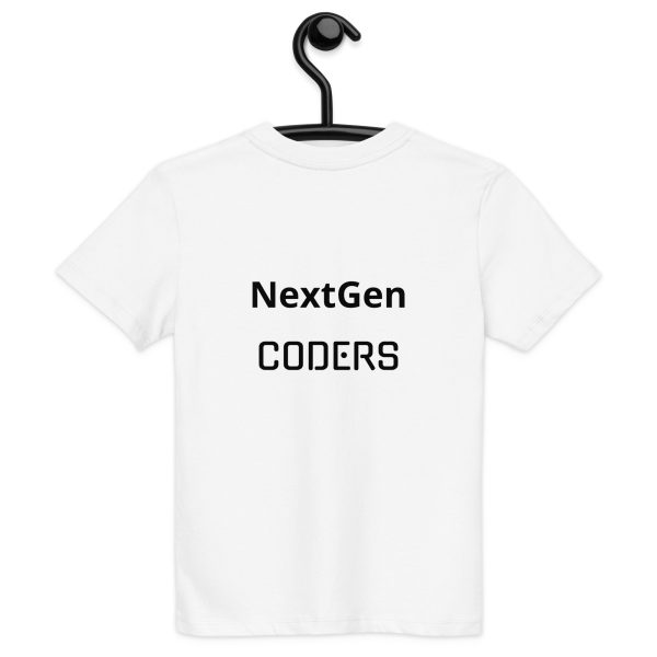 organic-cotton-kids-t-shirt-white-back-697f8436b67cb NextGen CODERS organic T-shirt