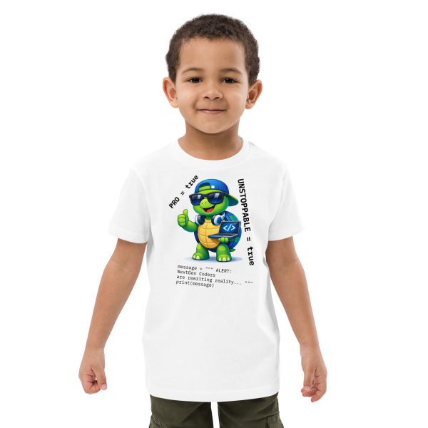 organic-cotton-kids-t-shirt-white-front-697f8436b5505 NextGen CODERS organic T-shirt
