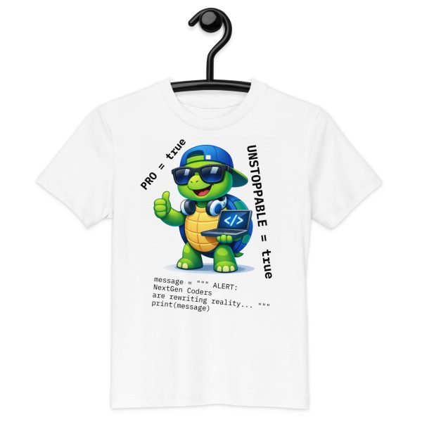 organic-cotton-kids-t-shirt-white-front-697f8436b650a NextGen CODERS organic T-shirt