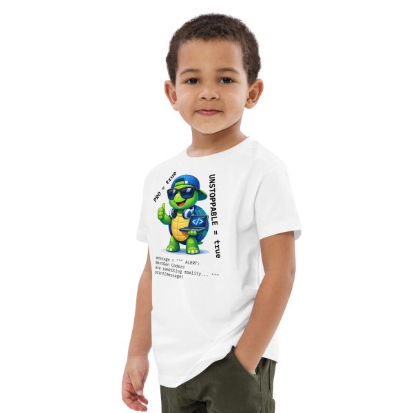 organic-cotton-kids-t-shirt-white-left-front-697f8436b5d12 NextGen CODERS organic T-shirt